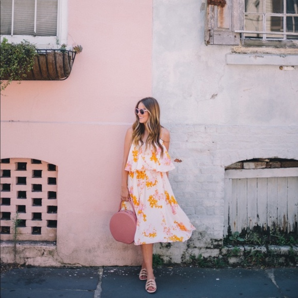 NWT Paper Crown Magnolia MIDI Dress